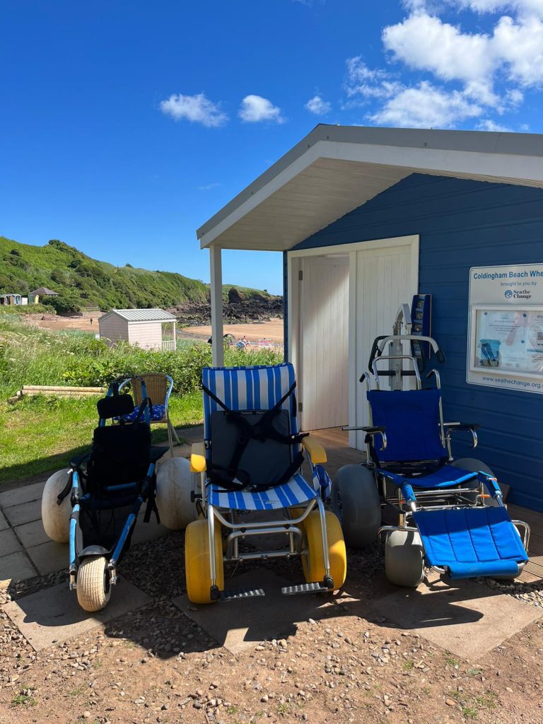 Coldingham beach wheelchairs